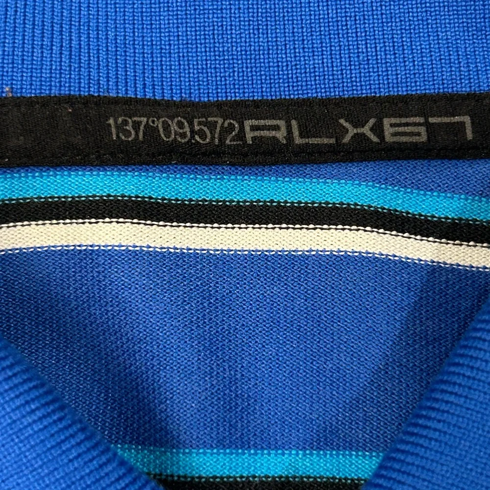 Ralph Lauren RLX Men’s Performance Golf Polo Shirt Small‎ Striped